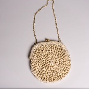 Beaded Raffia Bag